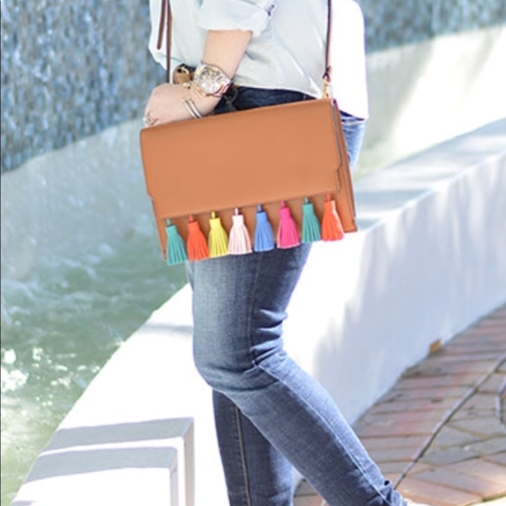 Rebecca minkoff Sofia tassel clutch